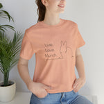 Load image into Gallery viewer, Live. Love. Munch. Bunny Tee
