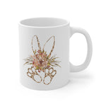 Load image into Gallery viewer, Leopard Bunny Bouquet Mug
