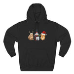 Load image into Gallery viewer, Christmas Bunny Trio Premium Pullover Hoodie
