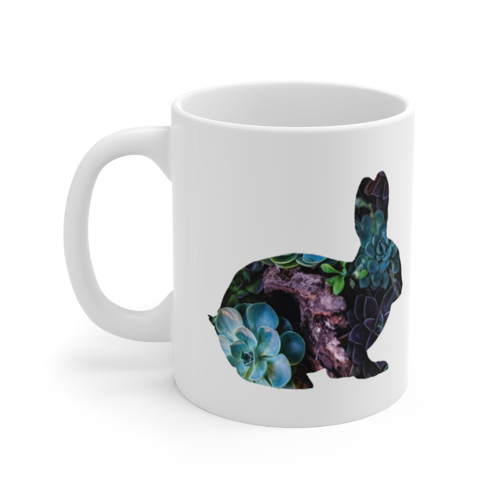 Succulent Rabbit Mug