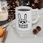 Load image into Gallery viewer, His Bunny Nerd White Mug
