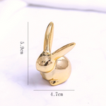Load image into Gallery viewer, Ceramic Bunny Ring Holder Paper Weight
