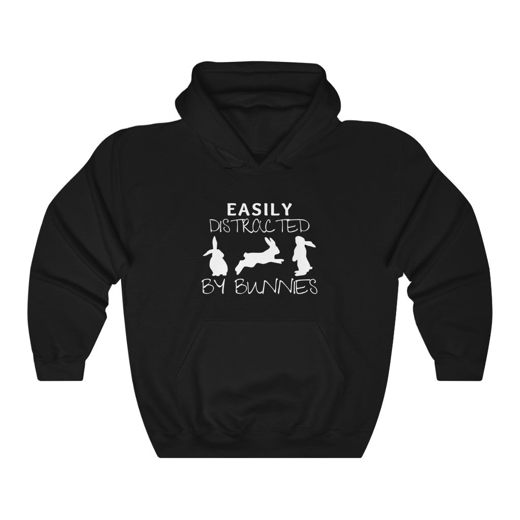 Easily Distracted by Bunnies Hoodie