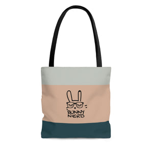 Bunny Nerd Tote Bag
