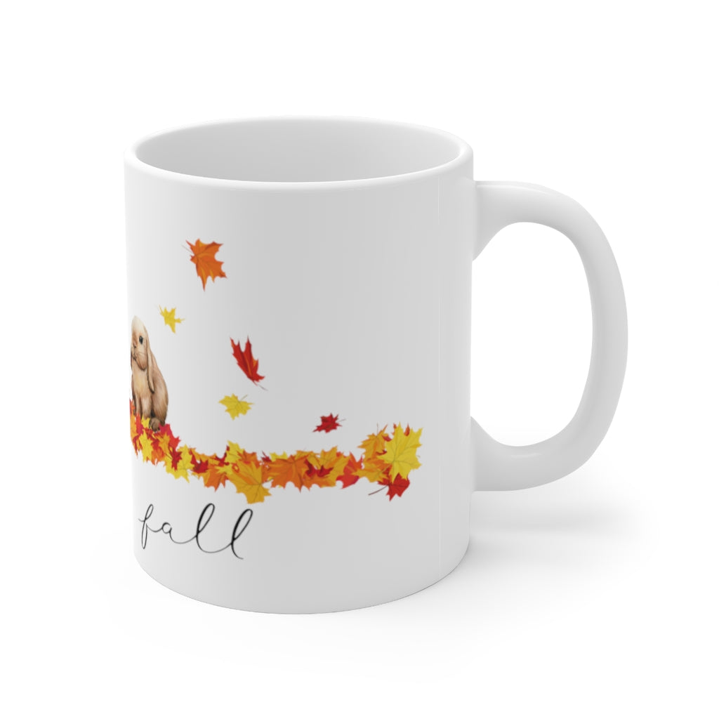 Hello Fall Bunnies Mug