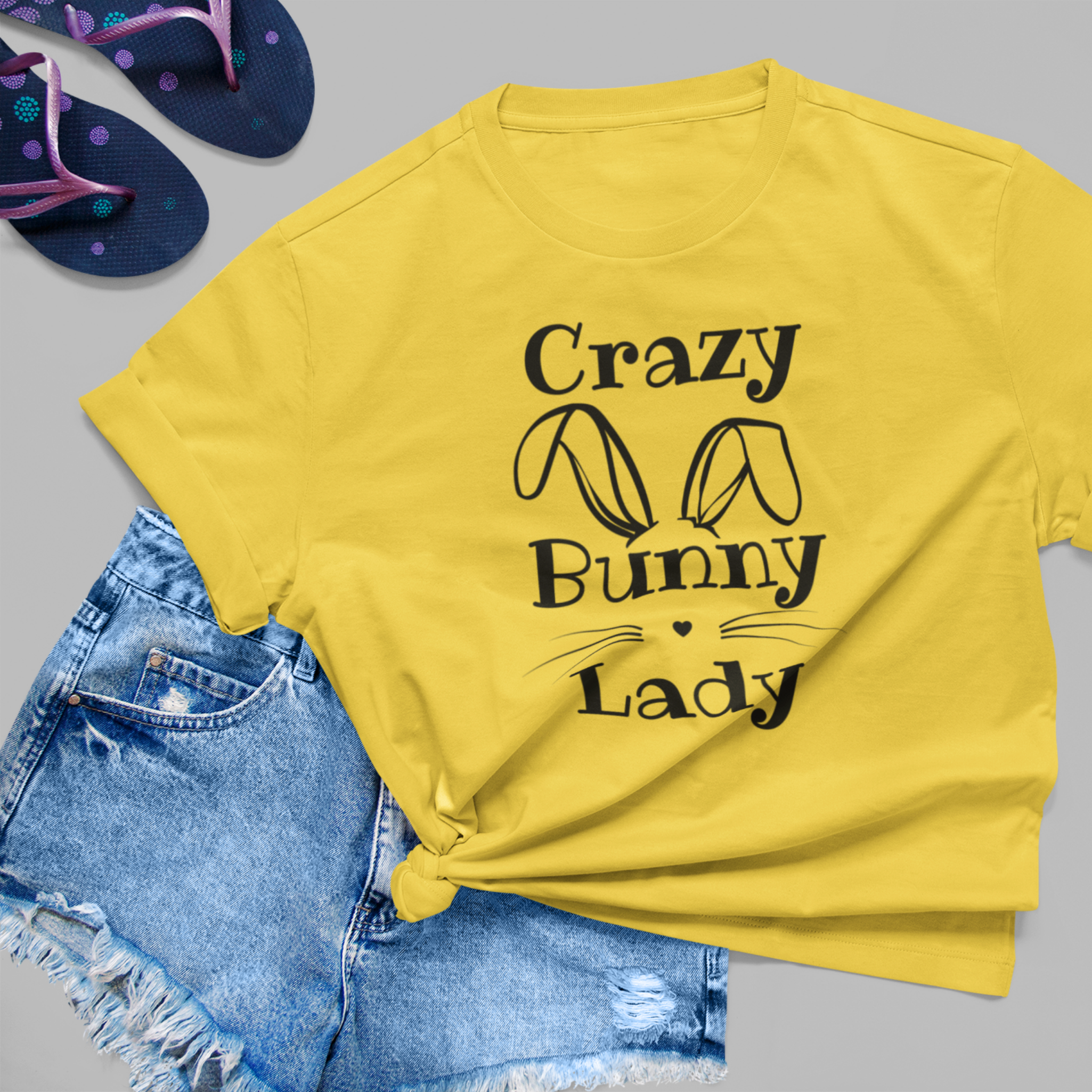 Crazy Bunny Lady Tee
