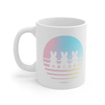 Load image into Gallery viewer, Pastel Sunset Bunnies Mug
