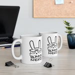 Load image into Gallery viewer, Hers Bunny Nerd White Mug
