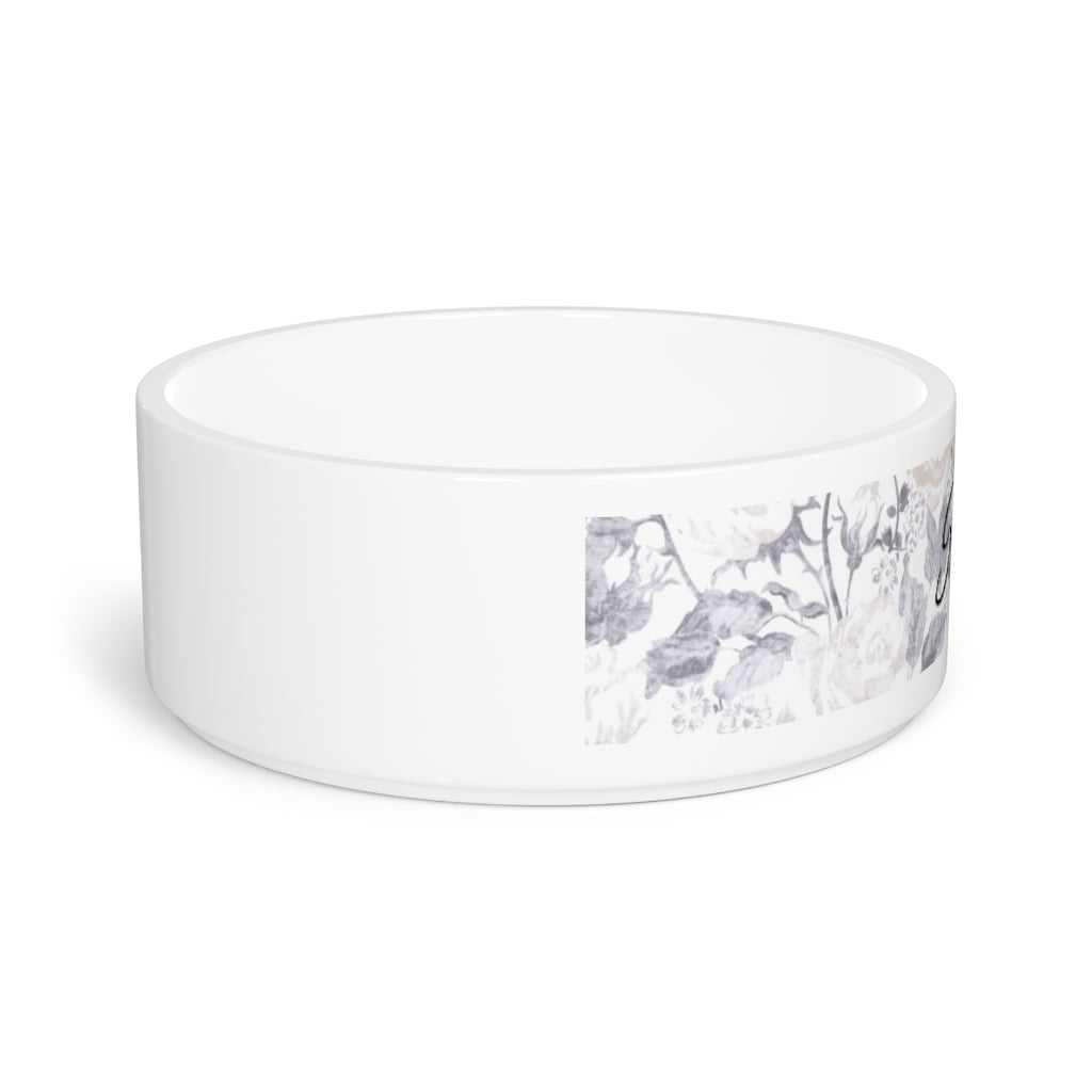 Floral Personalized Bunny Bowl