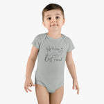 Load image into Gallery viewer, Bunny&#39;s New Best Friend Baby Onesie®
