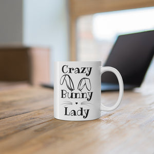 Crazy Bunny Lady Mug