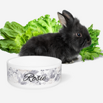 Load image into Gallery viewer, Floral Personalized Bunny Bowl
