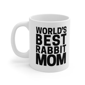World's Best Rabbit Mom Mug
