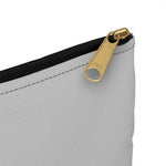 Load image into Gallery viewer, Grey Bunny Nerd Flat Accessory Pouch
