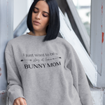 Load image into Gallery viewer, Stay at Home Bunny Mom Crewneck Sweatshirt

