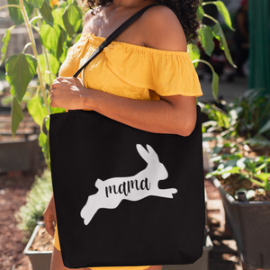 Bunny Mama Silhouette Tote Bag