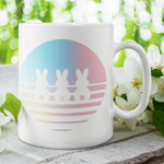 Load image into Gallery viewer, Pastel Sunset Bunnies Mug
