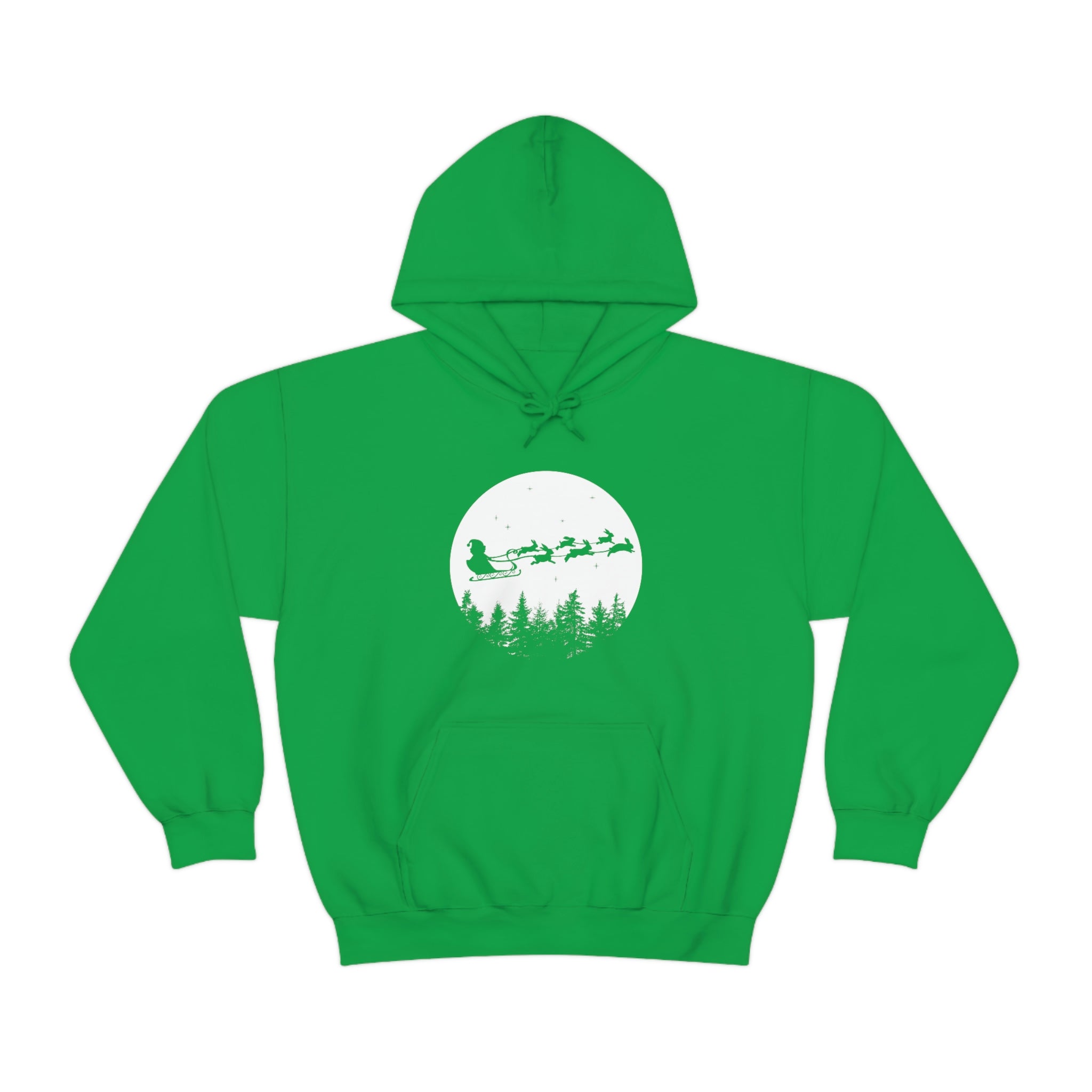 Xmas Moon Bunny Hoodie