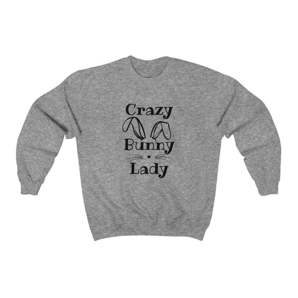 Crazy Bunny Lady Crewneck Sweatshirt