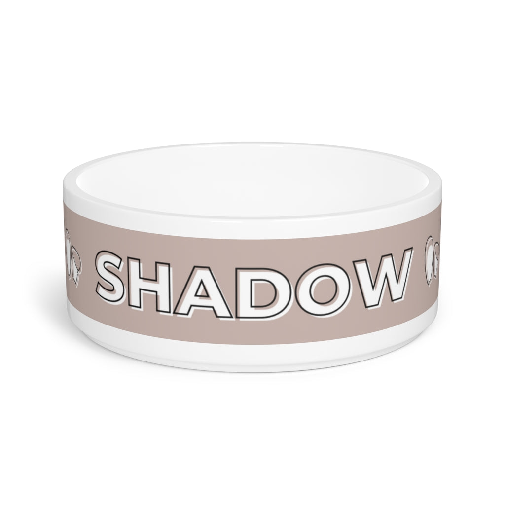 Bold Shadow Personalized Bunny Bowl