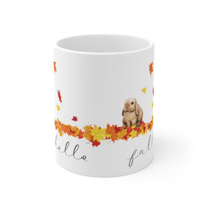 Hello Fall Bunnies Mug
