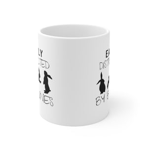 Easily Distracted by Bunnies Mug