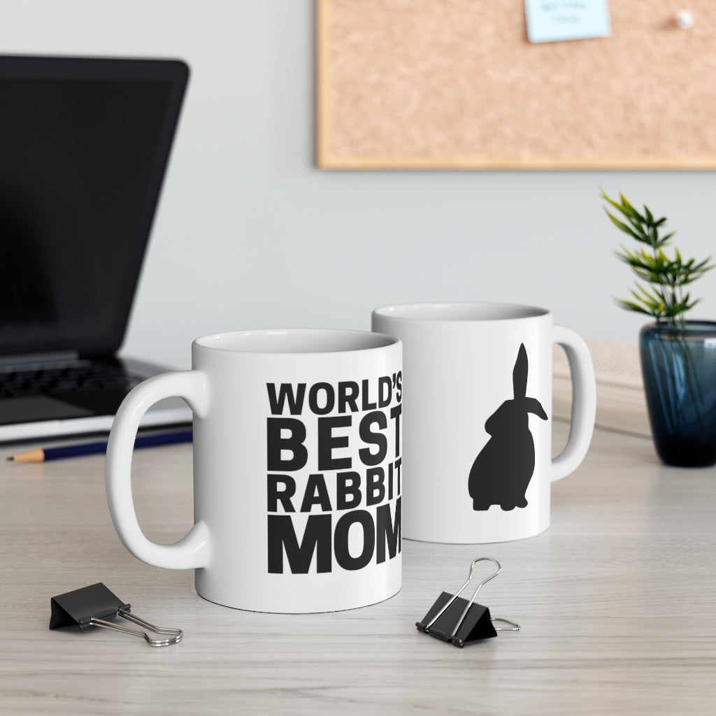 World's Best Rabbit Mom Mug