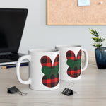 Load image into Gallery viewer, Xmas Bow Bunny Mug
