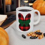 Load image into Gallery viewer, Xmas Bow Bunny Mug
