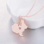 Load image into Gallery viewer, Mini Heart Bunny Rabbit Necklace
