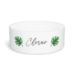 Load image into Gallery viewer, Monstera Plant Personalized Bunny Bowl
