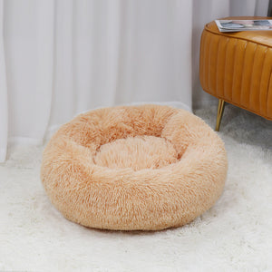 Round Plush Bunny Bed