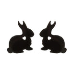 Load image into Gallery viewer, Mini Heart Bunny Rabbit Earrings
