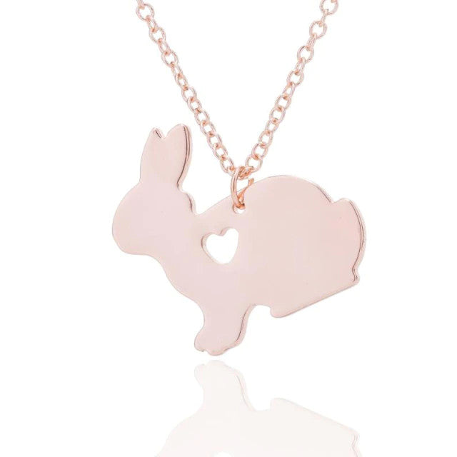 Racing Bunny Rabbit Heart Necklace – Lil' Bun's Boutique