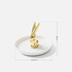 Load image into Gallery viewer, Ceramic Bunny Jewelry Tray
