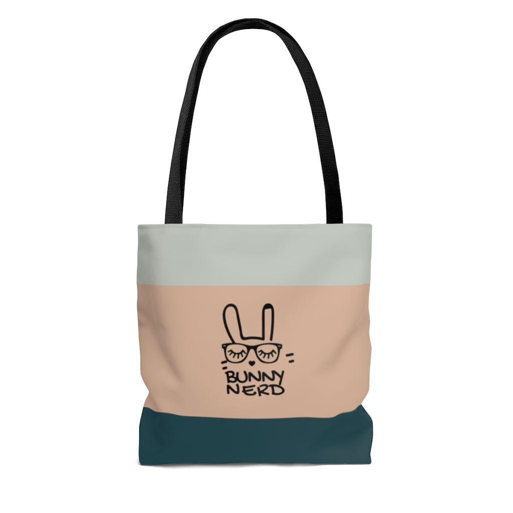 Bunny Nerd Tote Bag