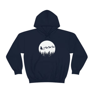 Xmas Moon Bunny Hoodie