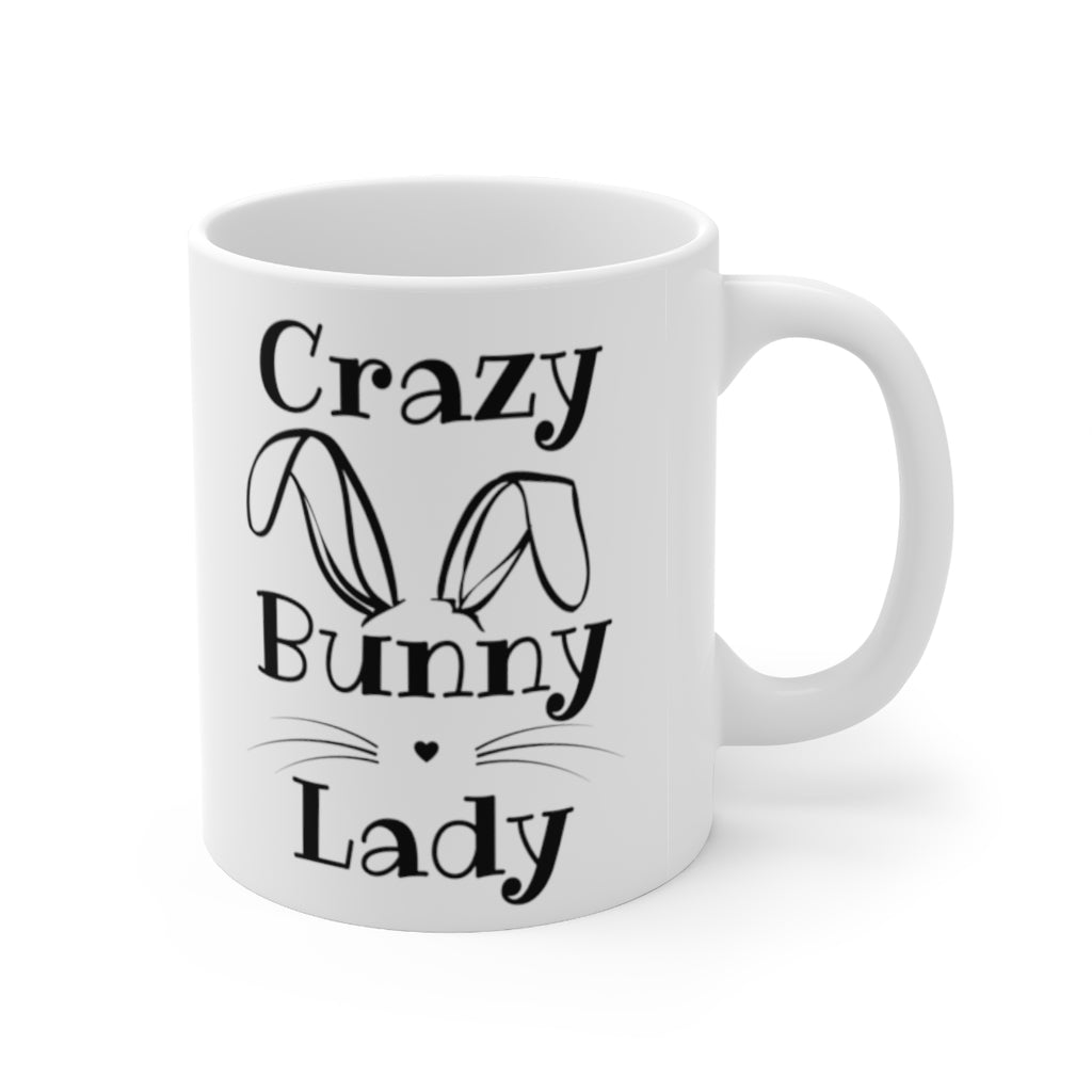 Crazy Bunny Lady Mug