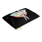 Load image into Gallery viewer, Bunicorn Black Flat Accessory Pouch
