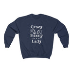 Load image into Gallery viewer, Crazy Bunny Lady Crewneck Sweatshirt
