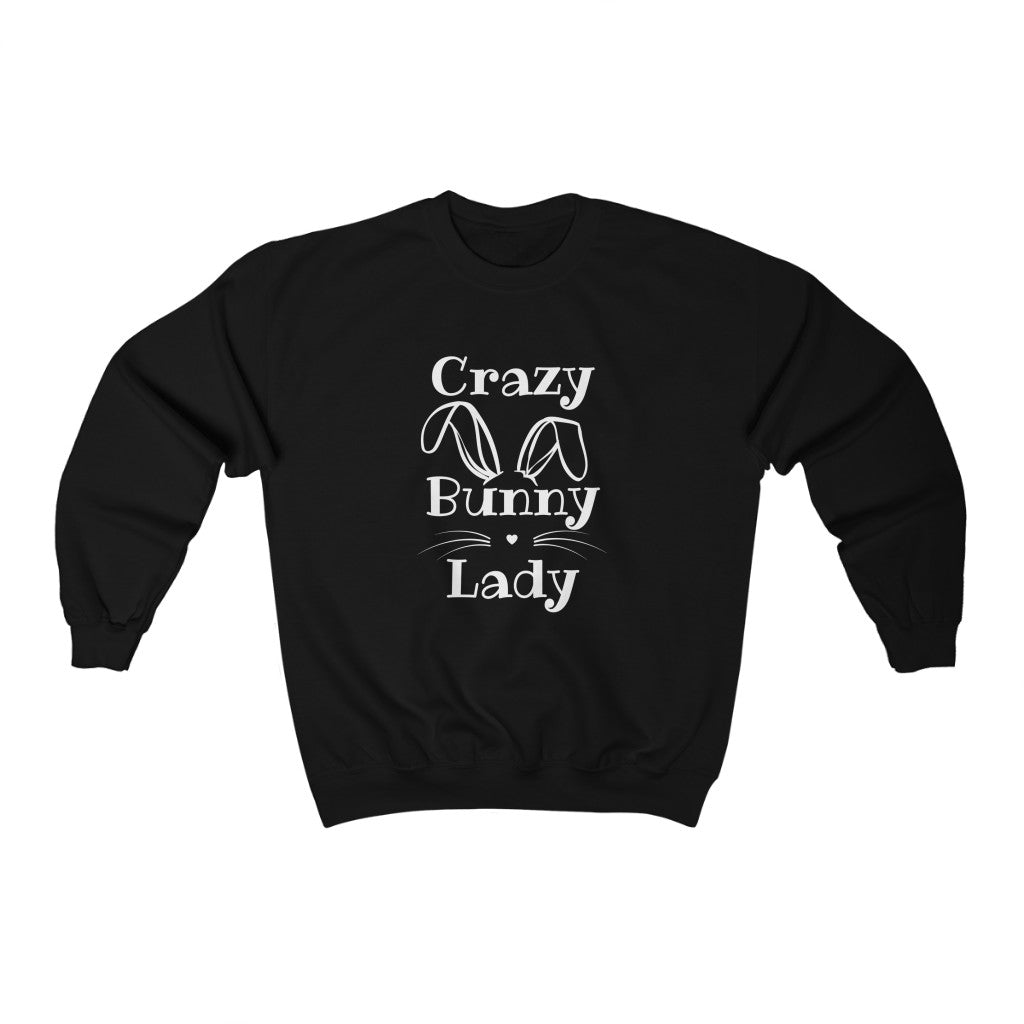 Crazy Bunny Lady Crewneck Sweatshirt