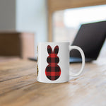 Load image into Gallery viewer, Xmas Pattern Bunnies Mug
