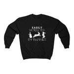 Load image into Gallery viewer, Easily Distracted by Bunnies Crewneck Sweatshirt
