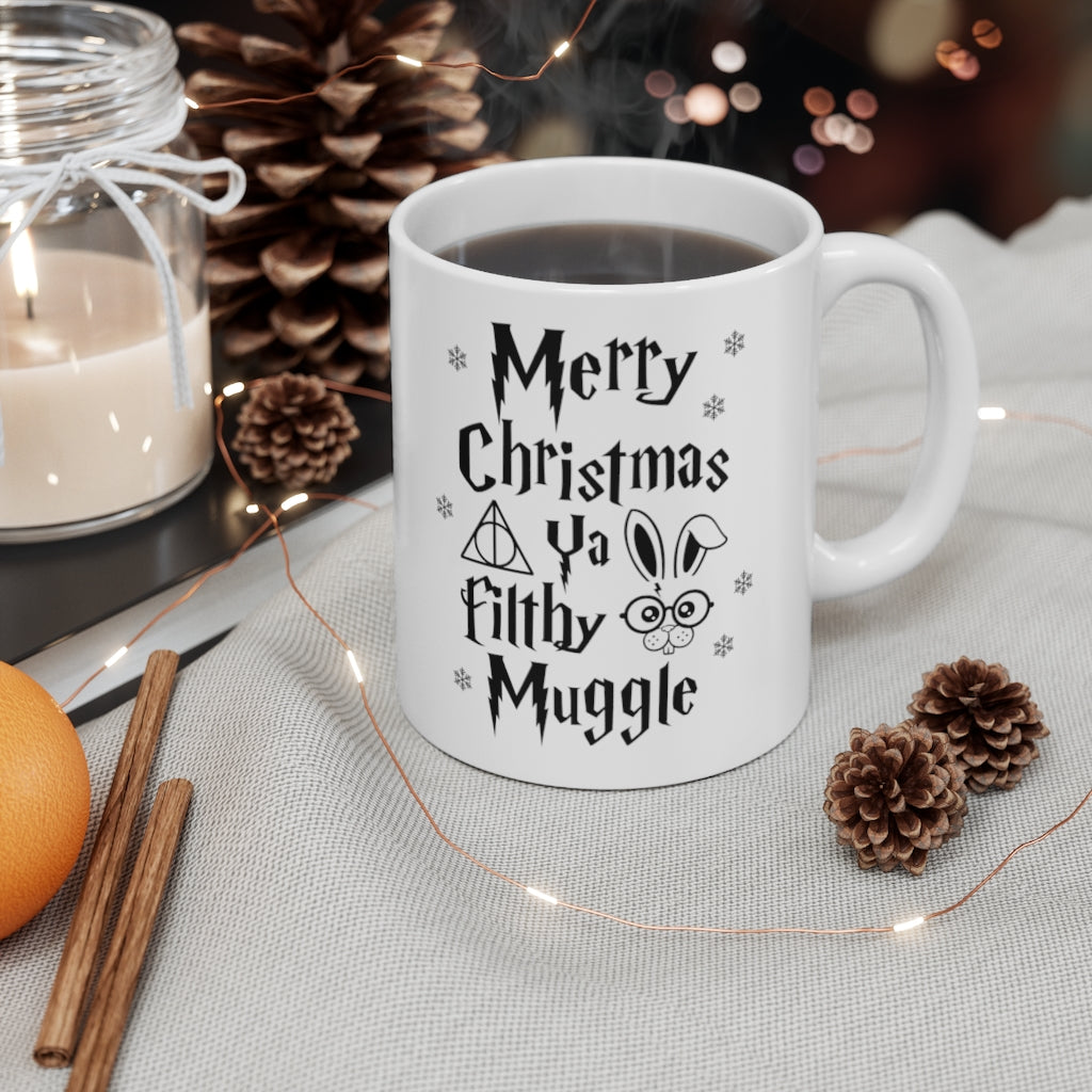 Filthy Muggle Xmas Bunny Mug