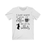 Load image into Gallery viewer, Drink Coffee and Pet Rabbits Tee
