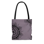 Load image into Gallery viewer, Purple Boho Bunny Tote Bag
