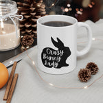 Load image into Gallery viewer, Crazy Bunny Lady Silhouette Mug
