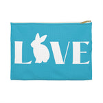 Load image into Gallery viewer, Blue Rabbit LOVE Accessory Pouch
