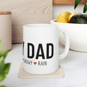 Custom Eared Bunny Dad Mug