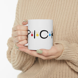 Custom Polka Dot Name Mug
